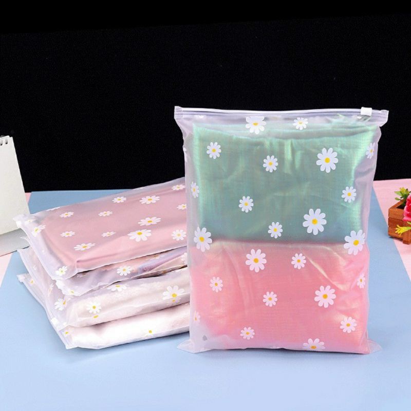 Ziplock Karakter Travel Pouch Serbaguna Polos Zipper Motif Packaging Storage Bag Tas Penyimpanan Pakaian Zip Lock Plastik Anti Air