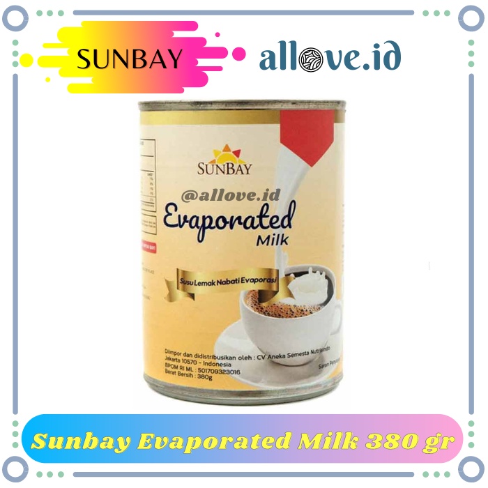 

Sunbay Evaporated Milk 380 gr