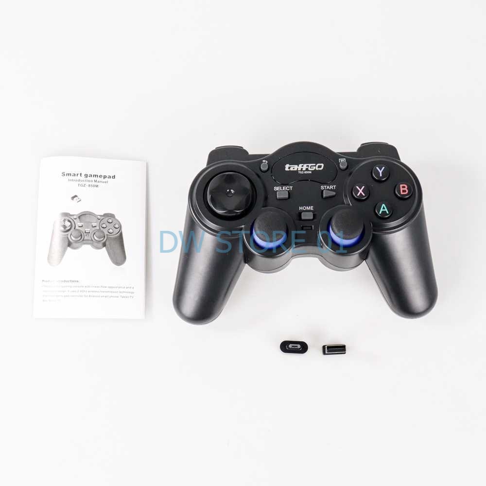 Stick Joystick Wireless 2.4GHz Gamepad stik untuk Smart TV PC LAPTOP KOMPUTER - TaffGO Gamepad Wirel