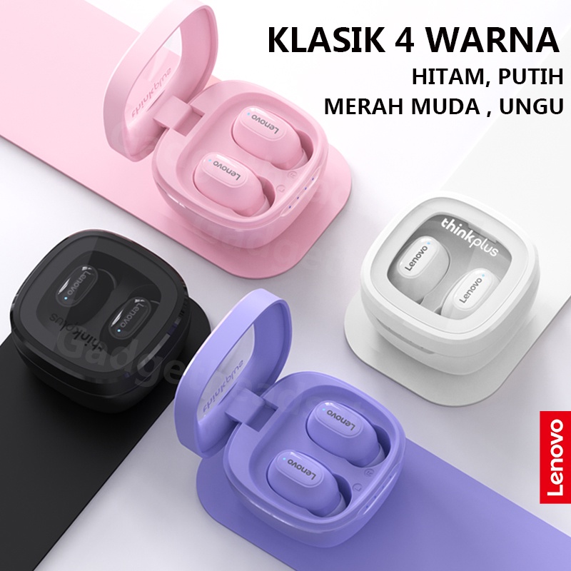 Original TWS Lenovo XT62 Headset Bluetooth 5.3 Mini Earbuds Latensi rendah with Mikrofon Peredam Bising Cerdas untuk Android IOS Gaming Sport Wireless Earphones