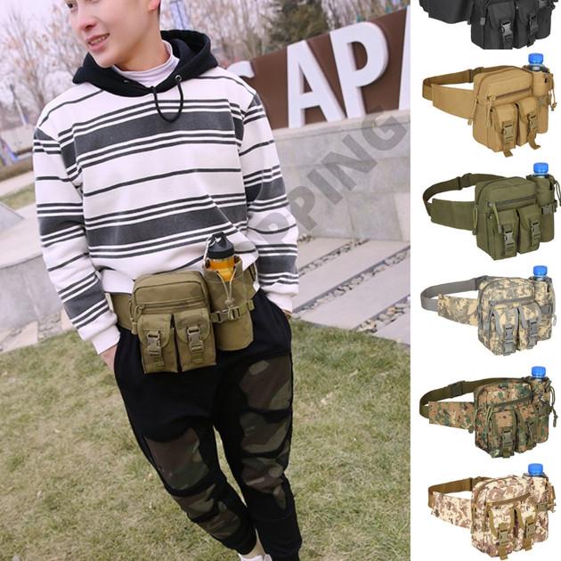 TAS PINGGang BOTOL MINUM - Hitam