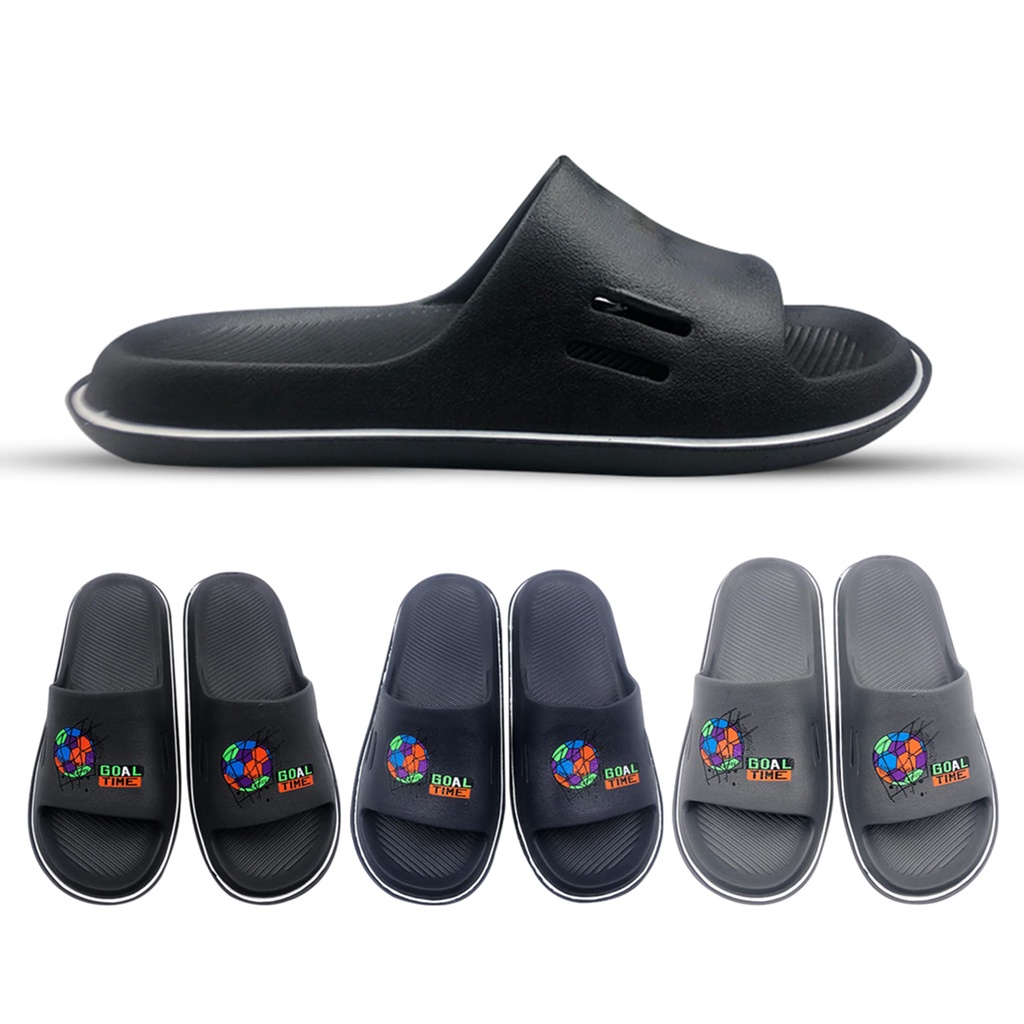 Sandal Slop Selop Dewasa Karet Rubber Perempuan cewek Laki Cowok Impor Kualitas