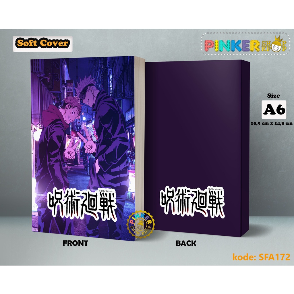 

(SFA172) Pocket Note Anime Jujutsu Kaisen Gojo 2 Softcover