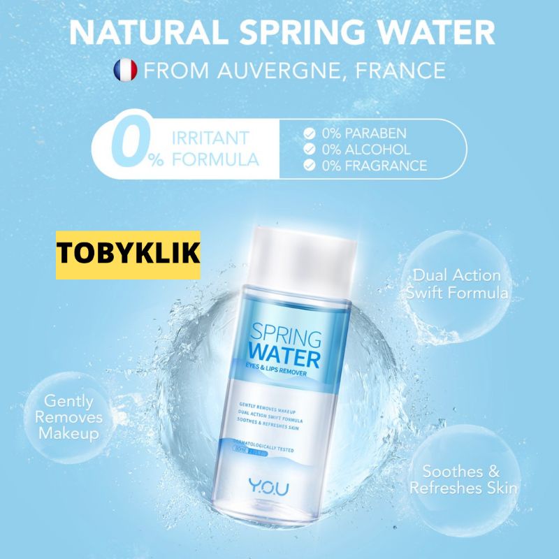 YOU Spring Water Eyes &amp; Lips Remover 80ml