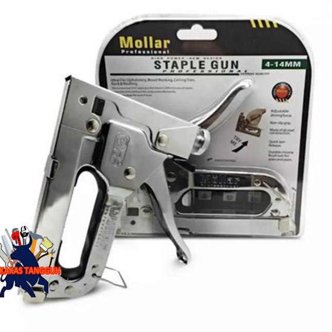 

Staple Gun / Staples Tembak / Staples Jok / Hekter MOLLAR 3 in 1