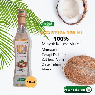 VCO SYIFA ISI 350ml Virgin Coconut Oil Premium