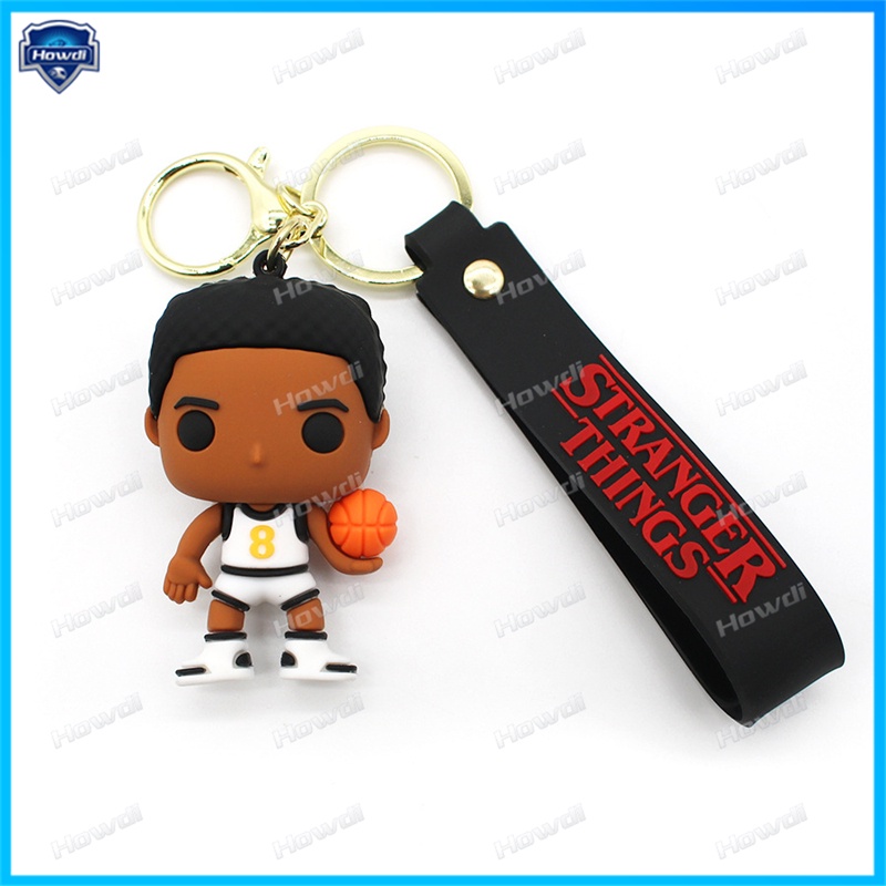 Gantungan Kunci Animasi Disney Gantungan Kunci Stranger Things Keychain Thriller Film Ornamen Gantungan Kunci Kreatif Koleksi Gantungan Kunci Mobil Pria