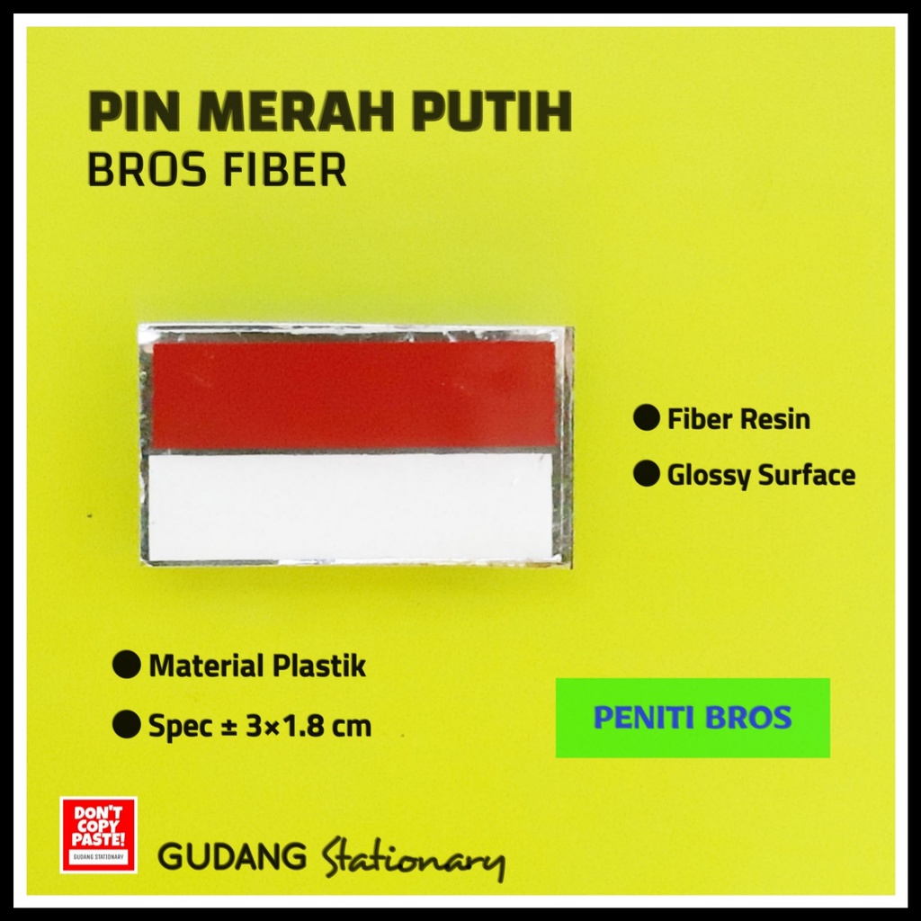 Pin Merah Putih [ 1 piece ]