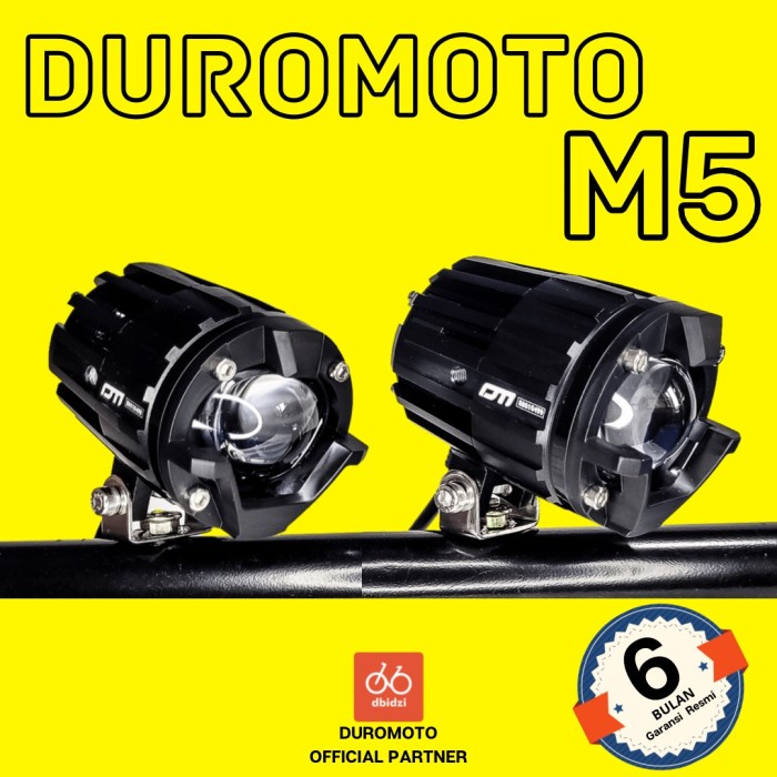 DUROMOTO M5 Lampu Utama Kabut Foglamp Motor Touring ADV LED Proyektor