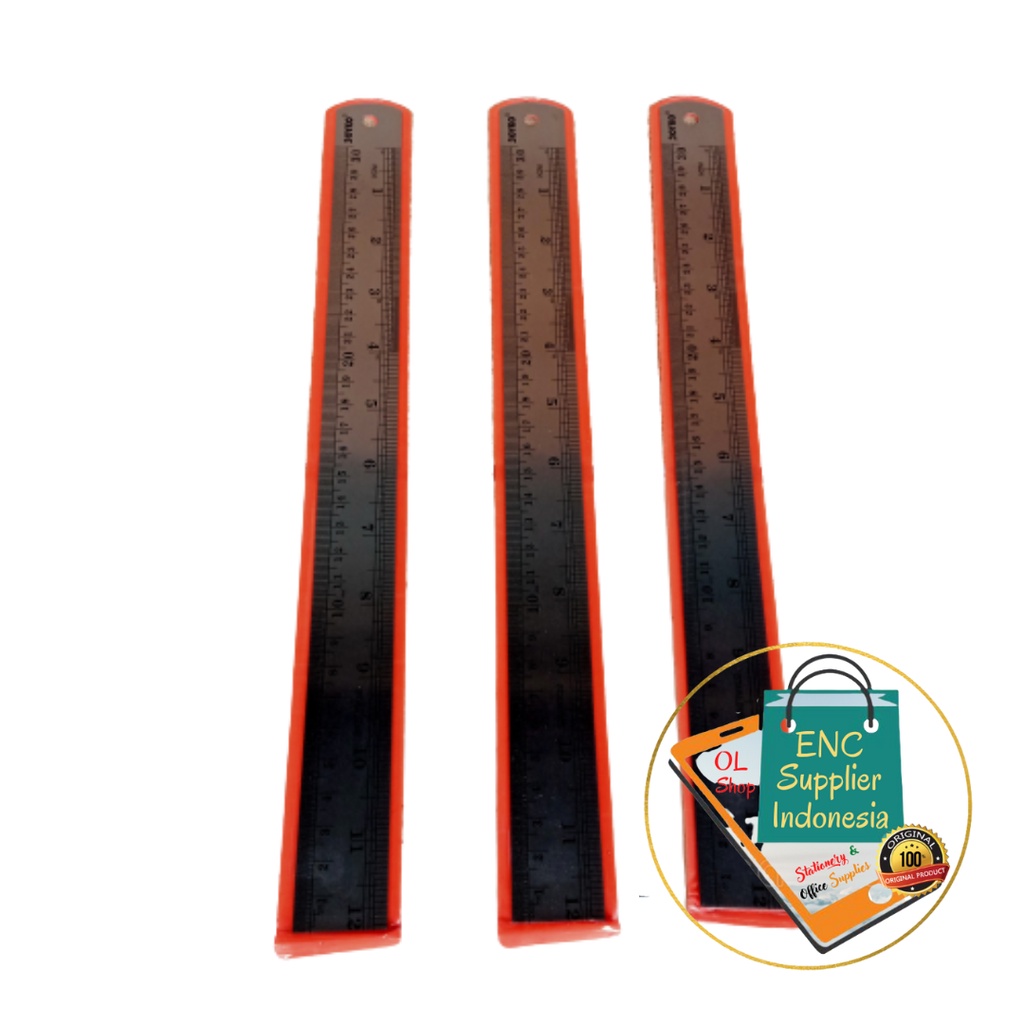 

joyko 1 buah penggaris besi 30cm RL-ST30 joyko per pcs - enc.sup