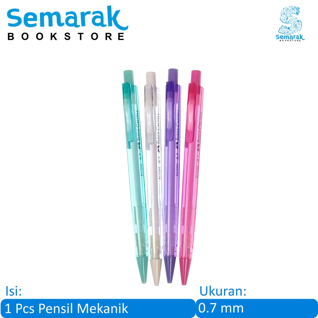 

Faber Castell Econ Mechanical Pencil Pensil Mekanik 0.7 mm