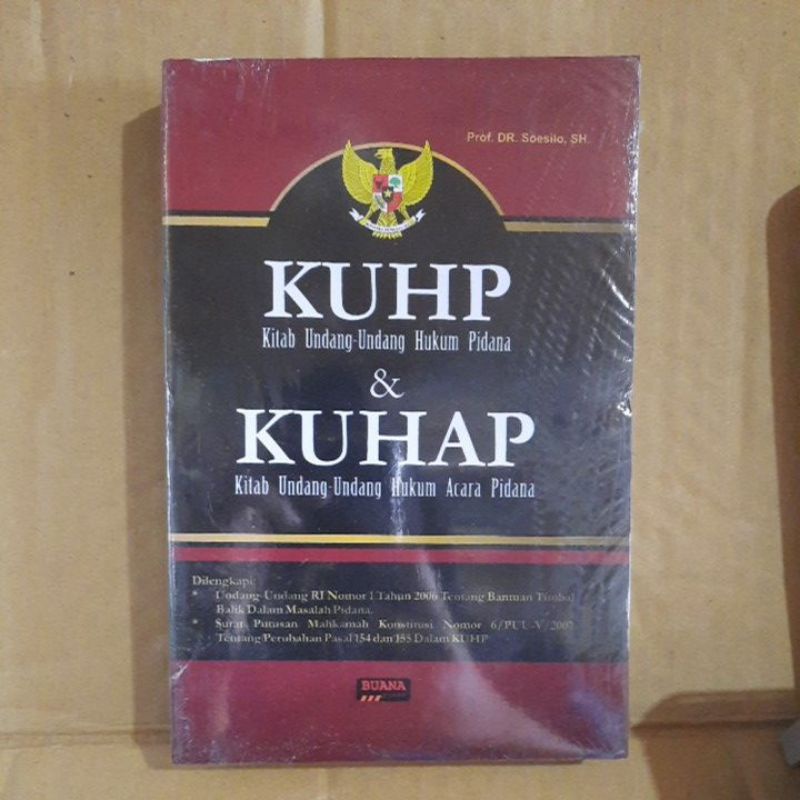 Jual KUHP & KUHAP SOESILO ORIGINAL | Shopee Indonesia