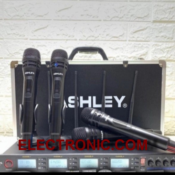 mic wireless Ashley MC FOUR MCFOUR 4 microphone handheld original