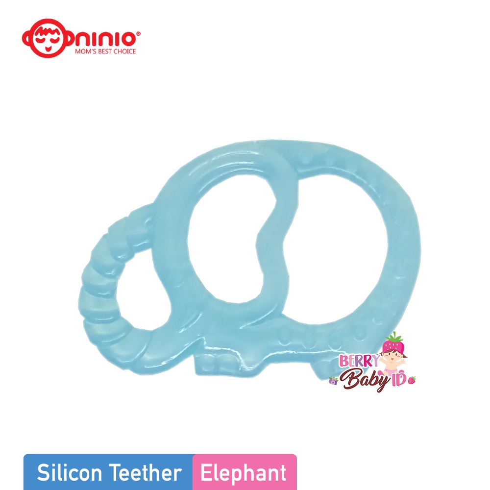 Ninio Silicone Teether Mainan Gigitan Silikon Bayi Anak BPA Free Berry Mart