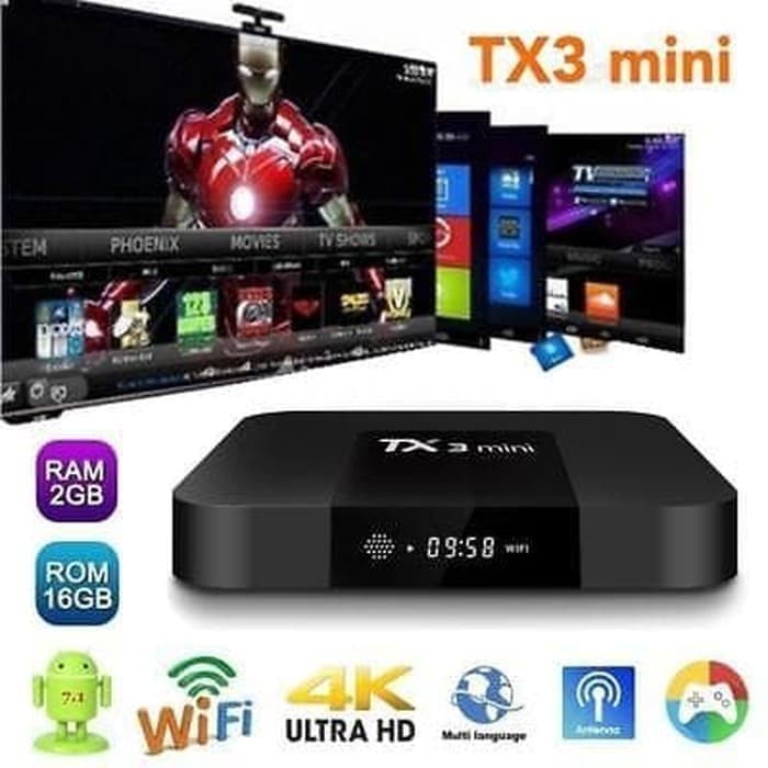 Produk Terbaru Android Tv Box Tanix Tx3 Mini-A 2/16Gb Alwiner H616 Android 10