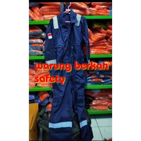 werpack / coverall Nomex fleminge biru Dongker