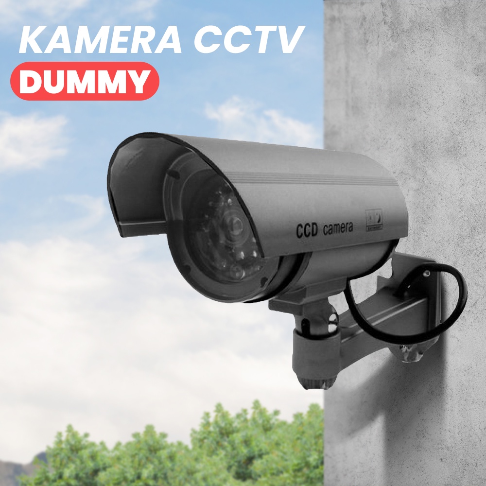 Kamera CCTV Dummy IR LED - OMCC01SV Silver