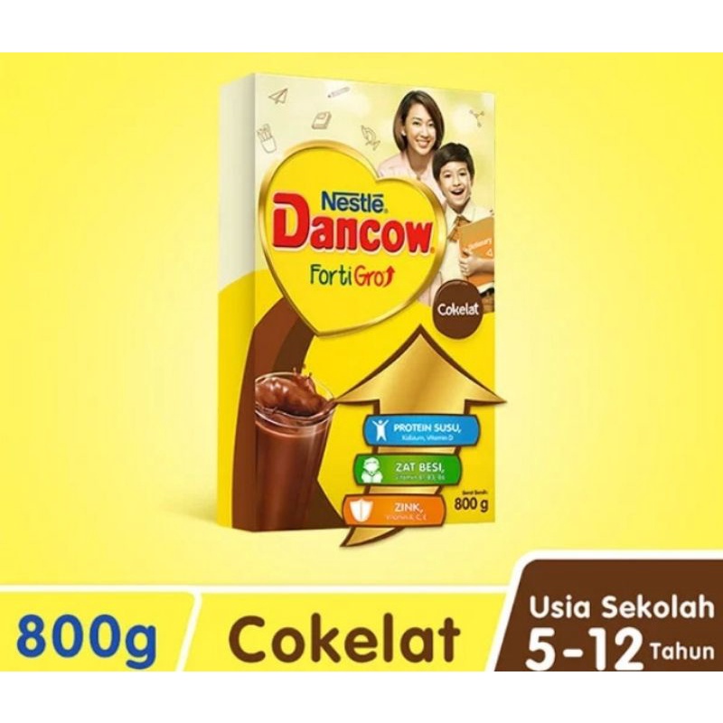 

DANCOW Enriched Fortigro Susu Coklat Box 800g