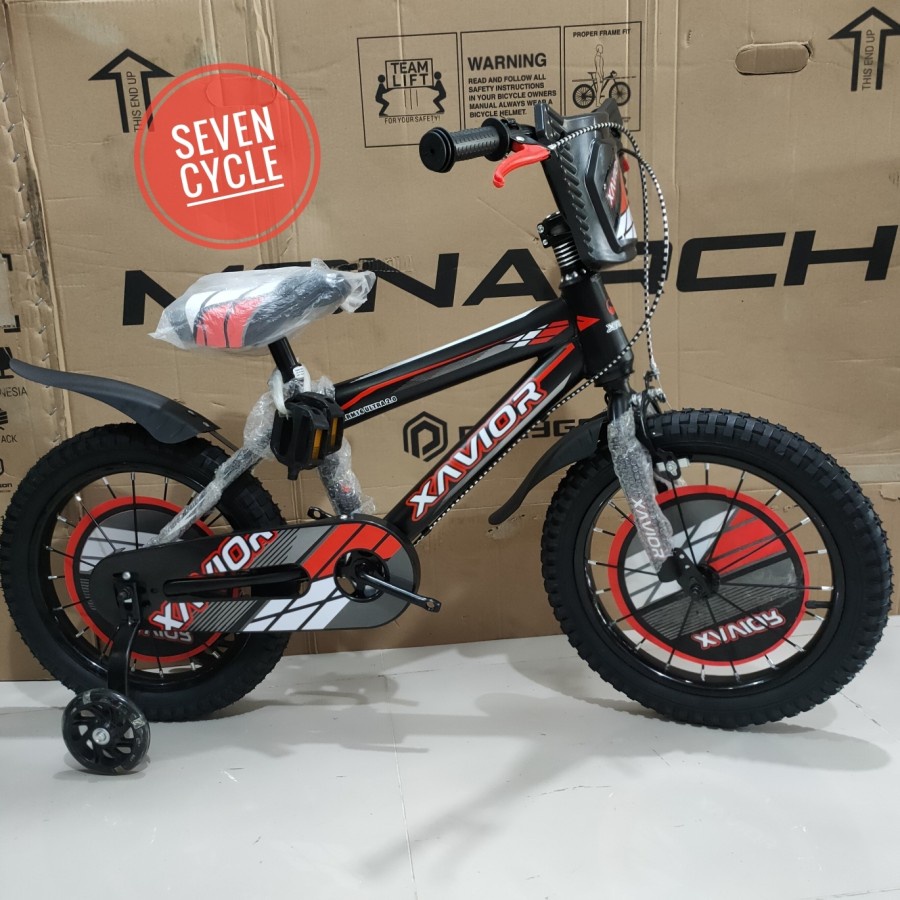 Sepeda BMX anak anak Xavior Ultra 16 & 18 inch ban pompa 2.50