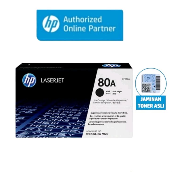 HP 80A Black Laserjet Toner Cartridge (CF280A)