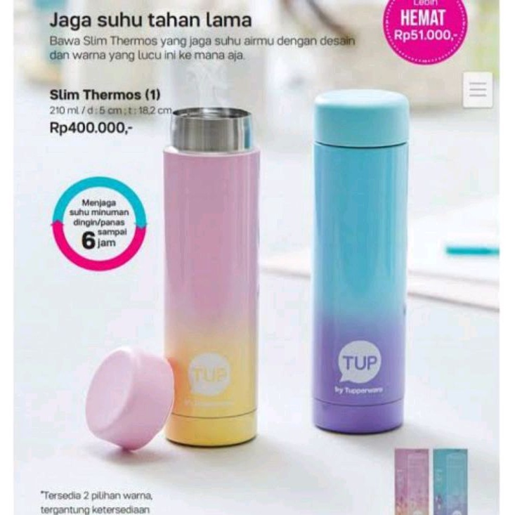 Thermos Slim Botol Minum Starbucks