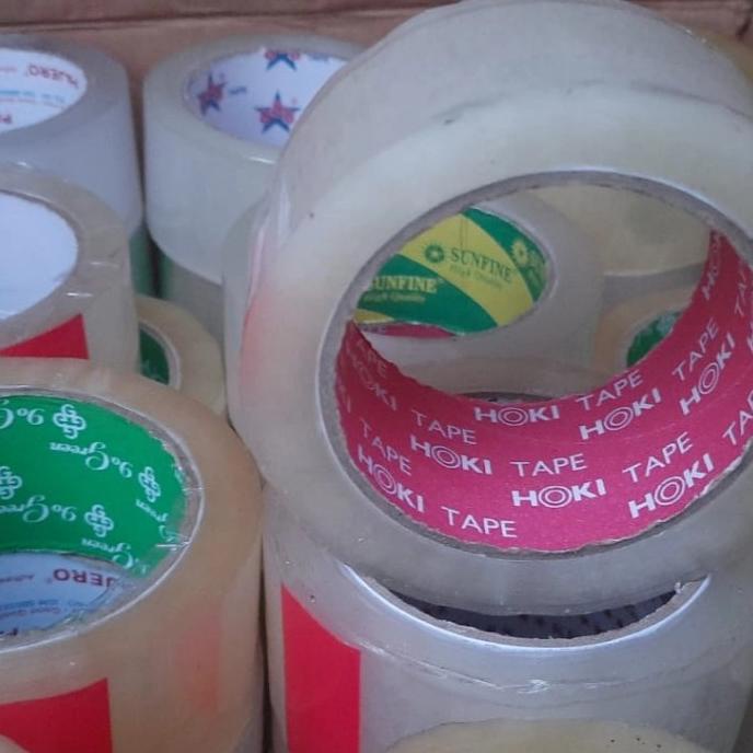 

lakban kiloan super1 kg isi ,5/6 BRG BARU