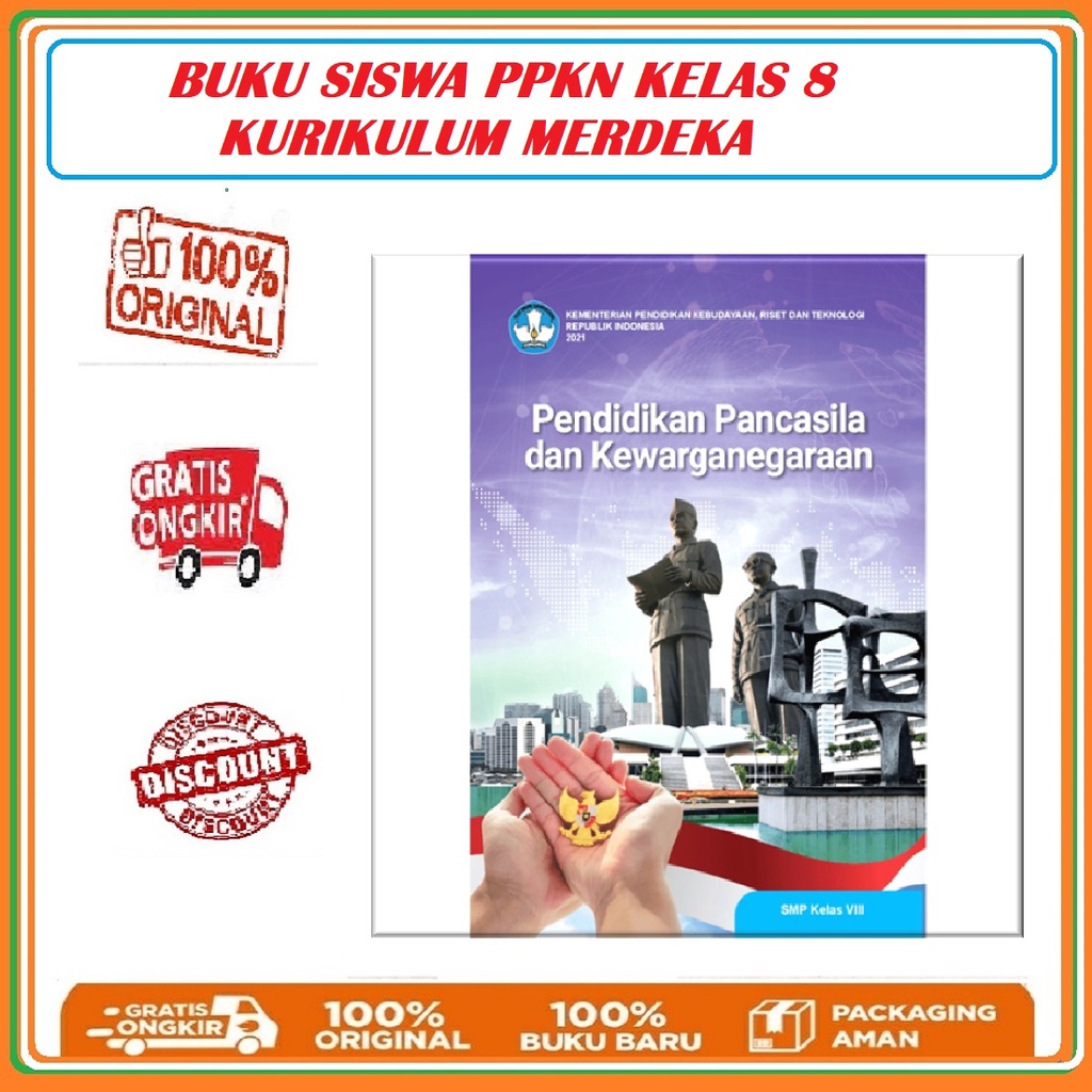 BUKU ORIGINAL 100% - Buku Siswa PPKN KELAS 8 - Kurikulum Merdeka