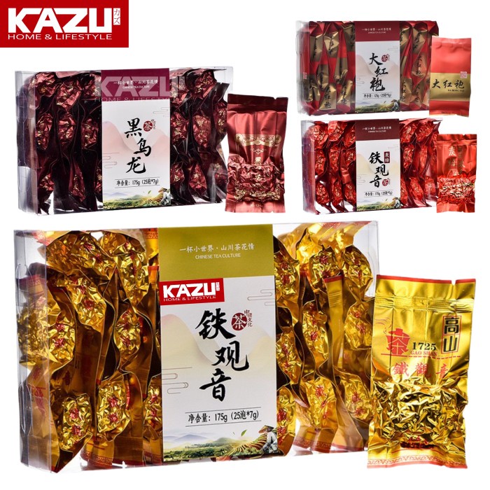 

Sale CHINESE TEA 25BKS BOX MIKA D2 OOLONG TIEGUANYIN DAHONGPAO DAUN TEH /TEH DIET/TEH PELANGSING/TEH