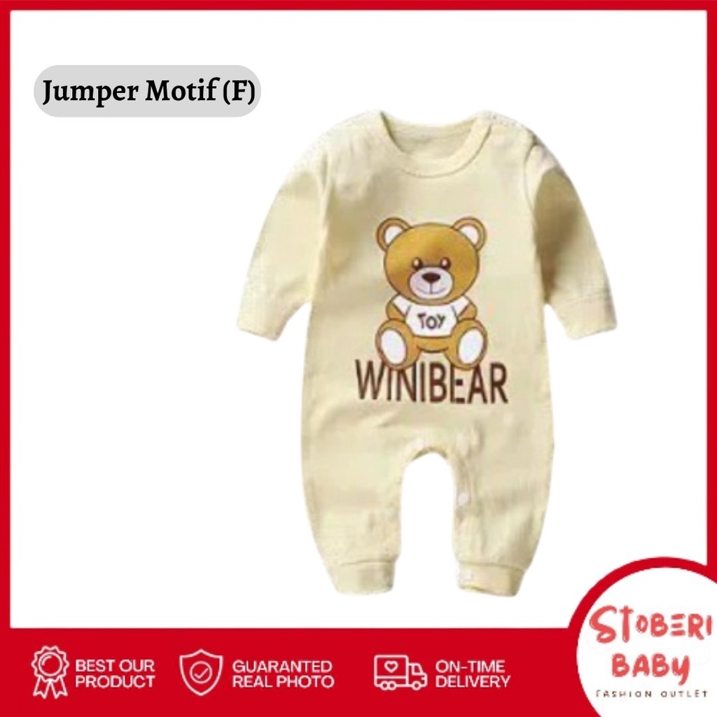 stoberi baby - JUMPER BAYI PANJANG IMPORT 0-6 bulan / romper bayi baju bayi jumper lucu bayi 100% import A1