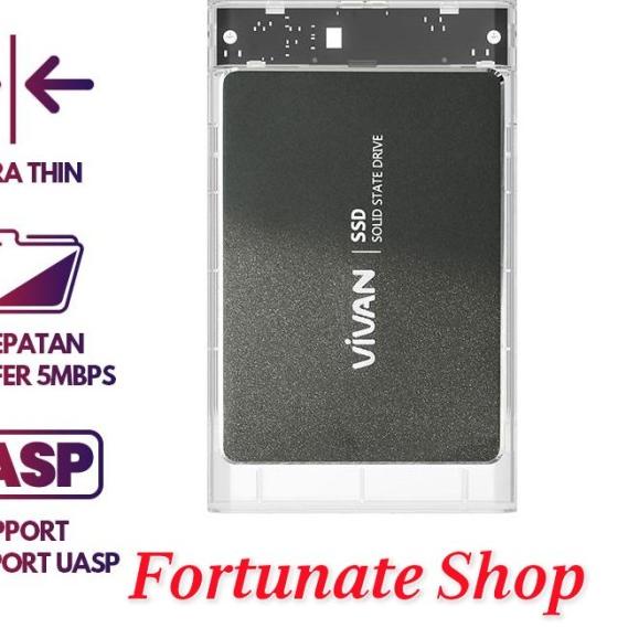 Casing Hardisk External HDD External Case 2.5" USB 3.0 - VIVAN VSHD1 - VSHD1