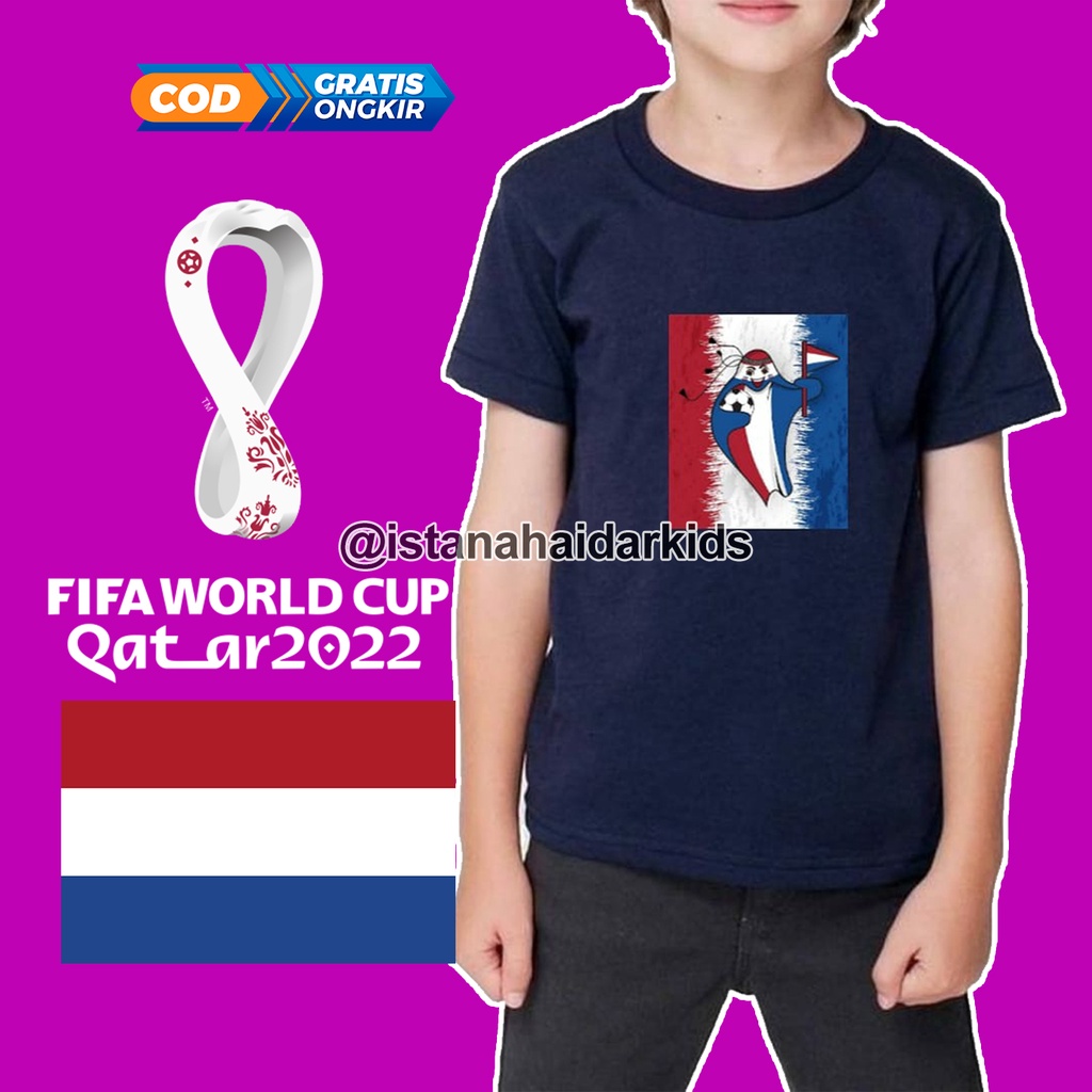 KAOS BELANDA PIALA DUNIA QATAR 2022 ANAK TERBARU / KAOS BELANDA WORLD CUP WANITA 2022 ORI / BAJU BEL