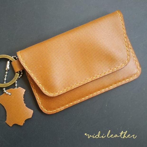 dompet STNK kulit asli, gantungan kunci mobil/motor handmade