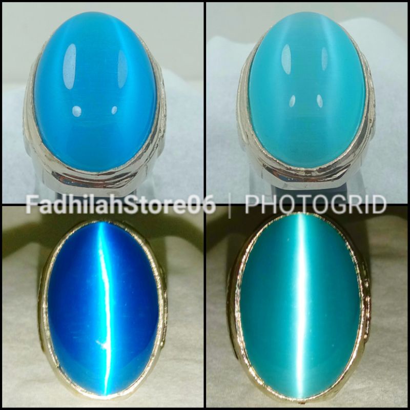 Cincin Terlaris Batu Anggur Spirtus Motif Tali Cat Eye Big Size