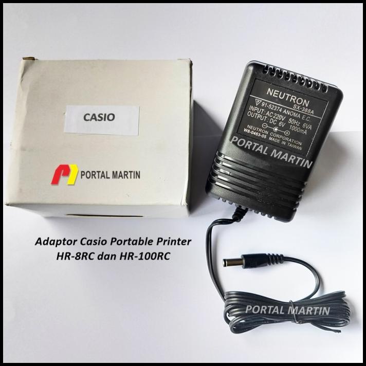 

Adaptor Casio Kalkulator Printer Struk Hr-8Rc Dan Hr-100Rc