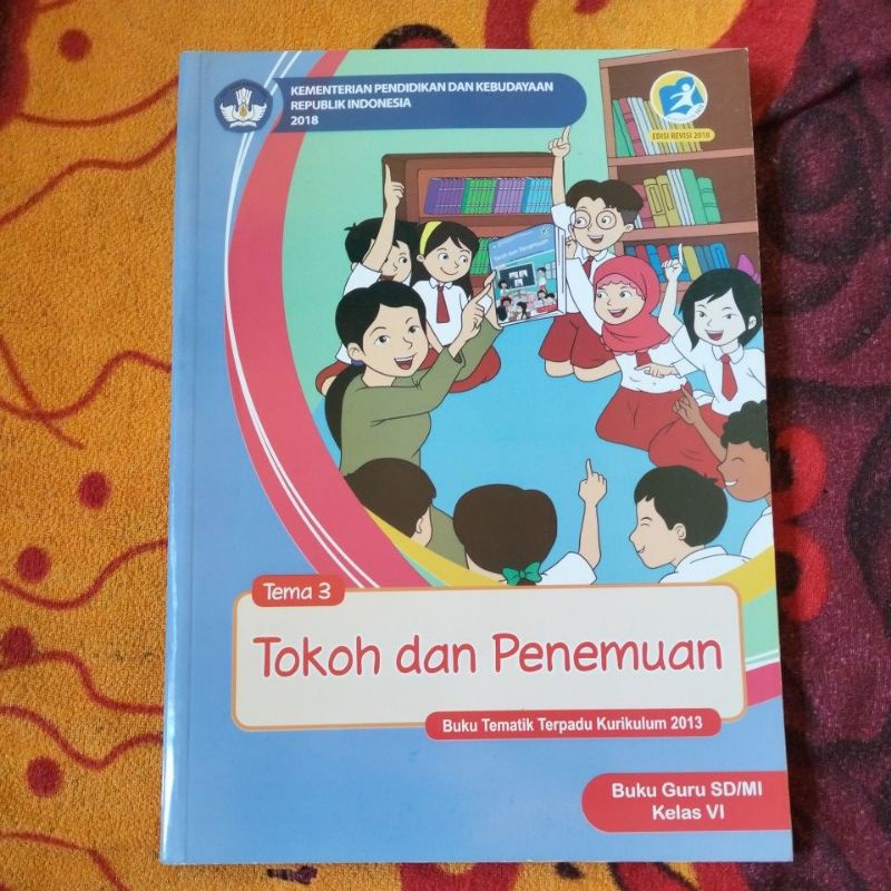 ORIGINAL BUKU GURU TEMA 3 TOKO DAN PENEMUAN KELAS 6 SD