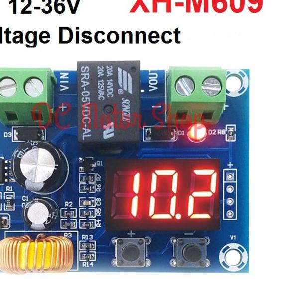 Low Voltage Disconnect XH-M609 Batterai Proteksi LVD Modul XH M609 DC
