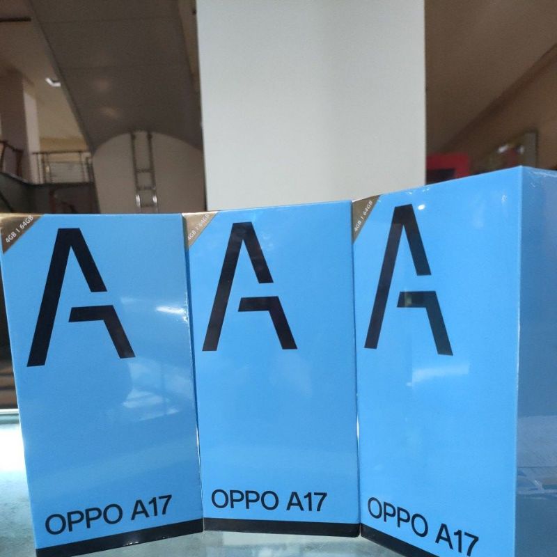 OPPO A17 4/64GB New Garansi Resmi | Oppo A17 Ram 4GB/64GB