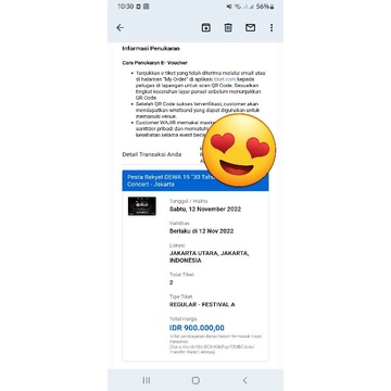 Tiket Dewa 19 JIS Festival A
