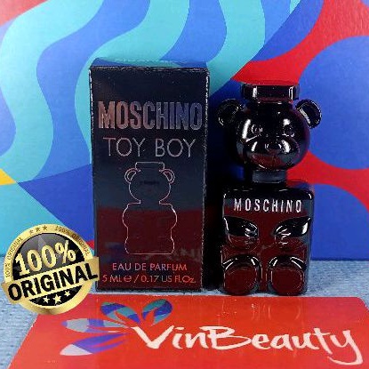 Miniatur Parfum OriginaL Moschino Toy Boy EDP 5 ml For Men Murah