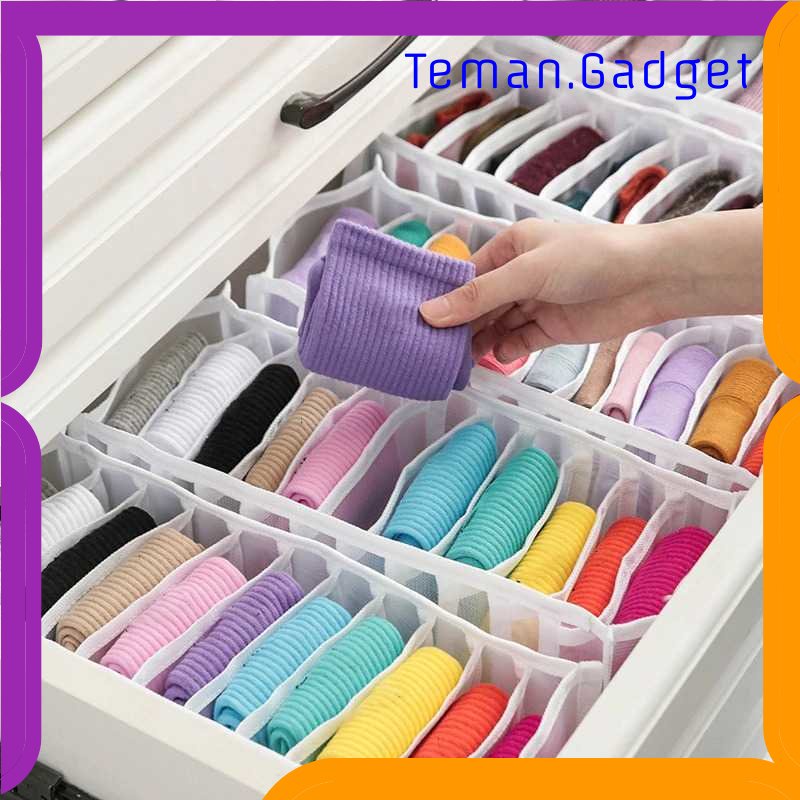 TG-TRV Junejour Kotak Sekat Pakaian Closet Organizer Storage Box - M1467