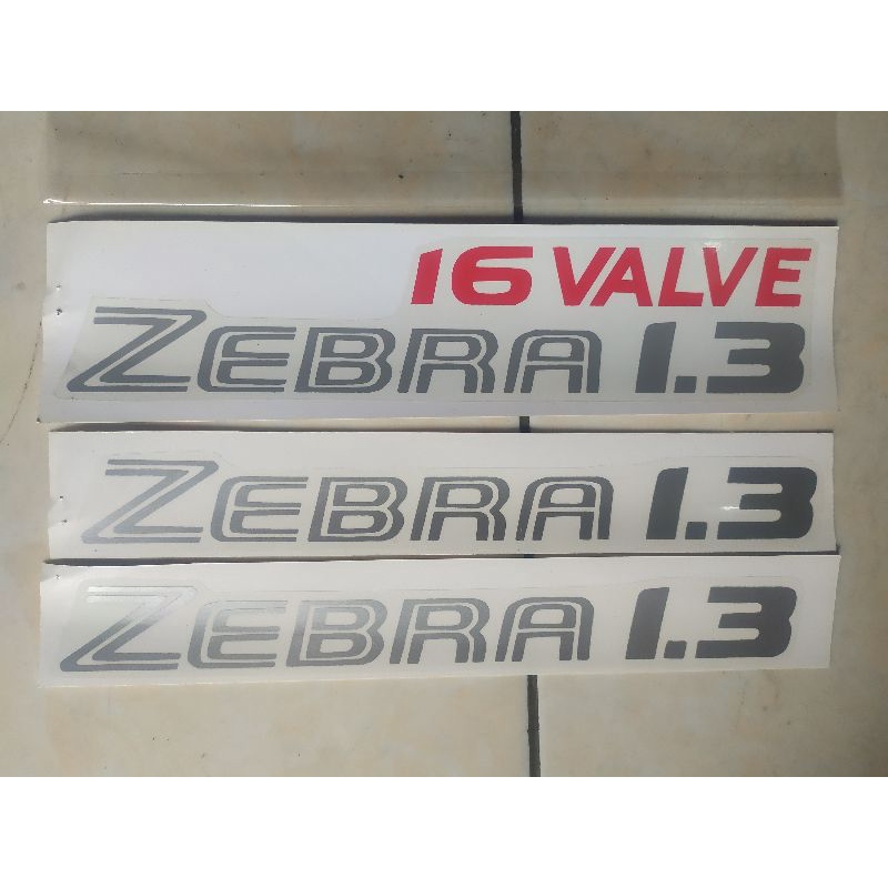 Stiker Pintu Daihatsu Zebra 1.3 16 Valve