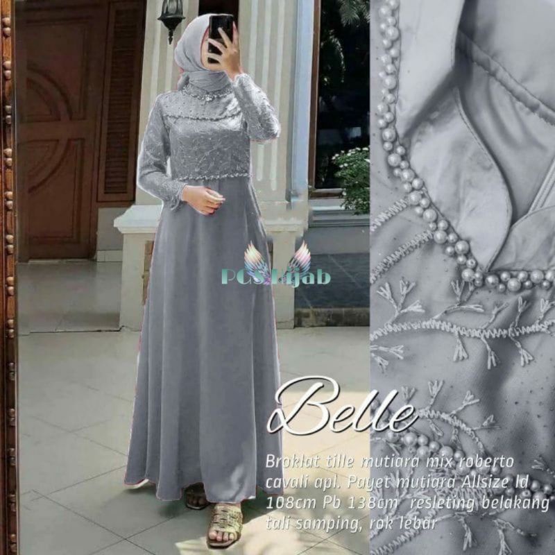DRESS SIZE STANDAR DAN JUMBO MUTIARA MAXY BRUKAT JUMBO MODERN GAMIS KONDANGAN SIMPLE MEWAH LILAC WAR