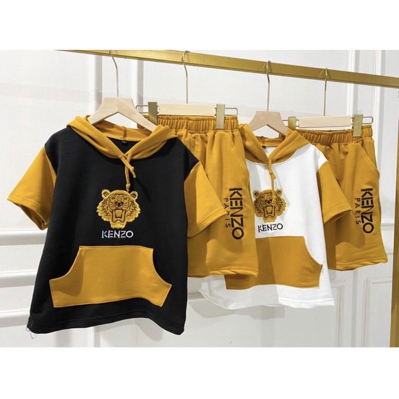 Setelan kaos kupluk anak motif tiger 1-5 tahun hoodie anaj pakaian anak laki laki setelan anak pakaian anak