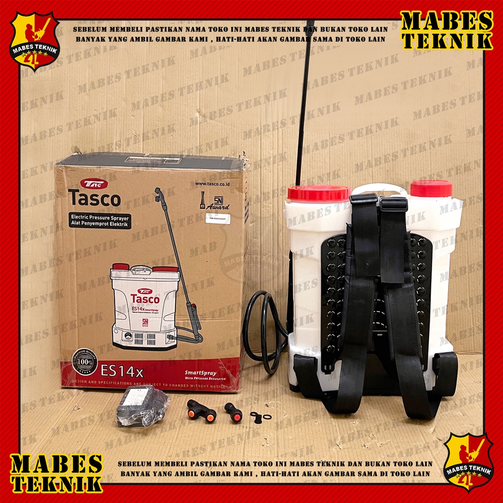 Alat Semprot Tasco Es 14X 14 X Elektrik 14 Liter Sprayer Hama