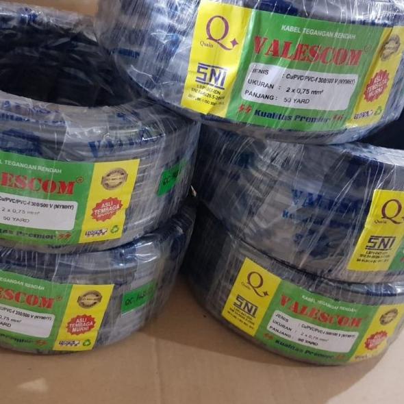 Kabel Serabut NYYHY 2x0.75 mm SNI / Kabel Serabut Hitam NYY HY 2x0,75