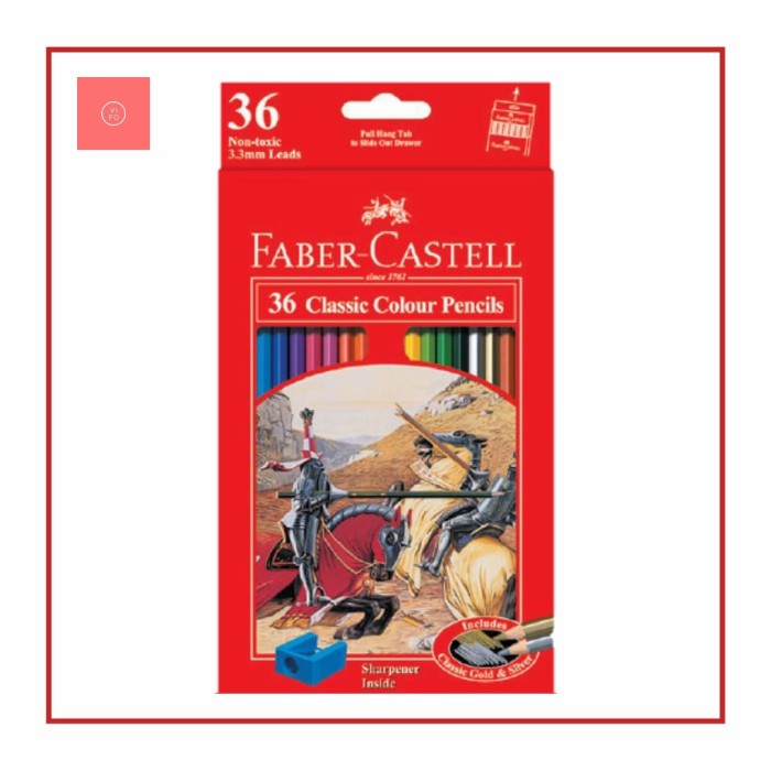 

[COD AKTIF] Pensil Warna Faber-Castell 36 Classic Colour