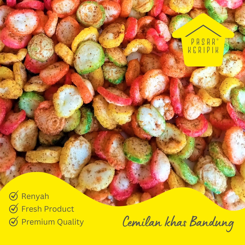 

Pasar Keripik Kerupuk Kancing Pedas Kiloan