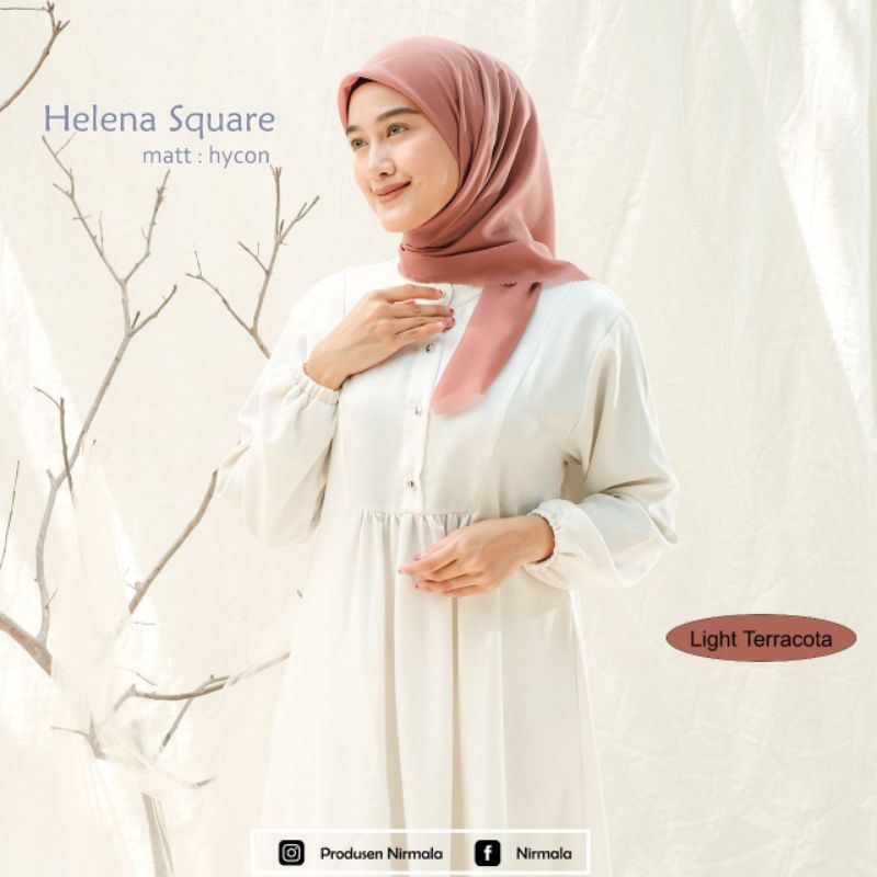 HELENA SQUARE ORIGINAL BY NIRMALA BAHAN HYCON LASERCUT SEGIEMPAT HELENA NIRMALA