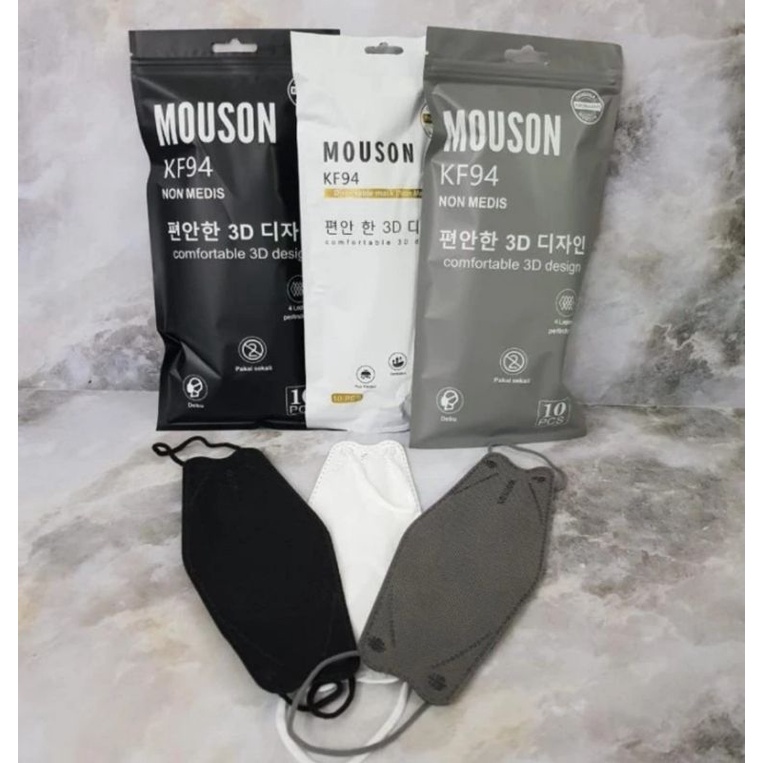 Masker Mouson KF94 isi 10 pcs Face Mask Earloop