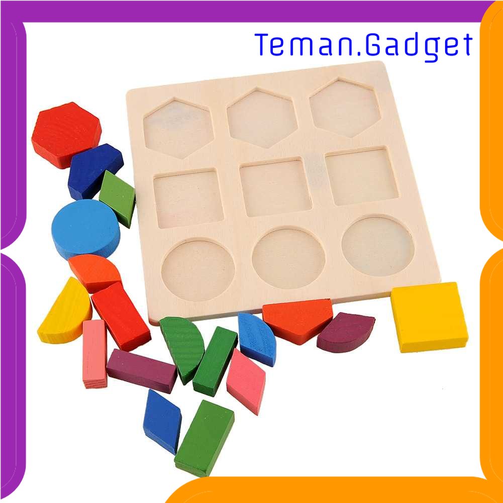 TG-MAN Diikamiiok Mainan Balok Puzzle 3D Geometry Anak - TOY01